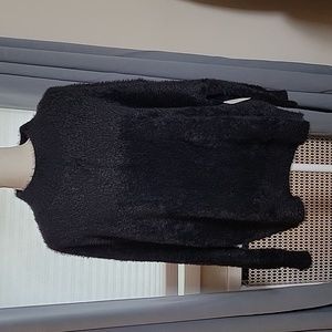 ALTAR'D STATE black eyelash mockneck sweater sz XL